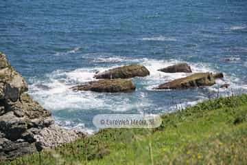 Sendero litoral de la costa este de Gijón