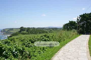 Sendero litoral de la costa este de Gijón
