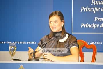 Yelena Isinbayeva, Premio Príncipe de Asturias de los Deportes 2009