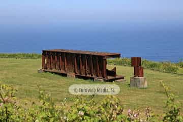 Escultura «Castillo de Salas» en Gijón