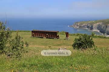 Escultura «Castillo de Salas» en Gijón