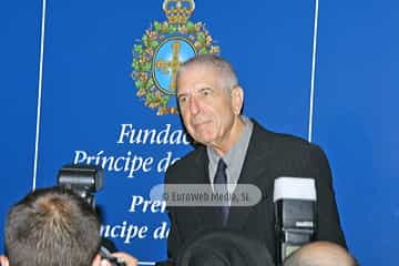 Leonard Cohen, Premio Príncipe de Asturias de las Letras 2011
