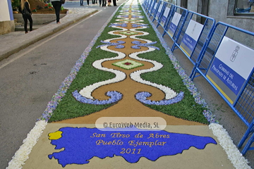 Comunidad vecinal de San Tirso de Abres, Premio al Pueblo Ejemplar de Asturias 2011. San Tirso de Abres, Premio al Pueblo Ejemplar de Asturias 2011