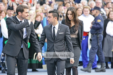 Íker Casillas y Xavi Hernández, Premio Príncipe de Asturias de los Deportes 2012