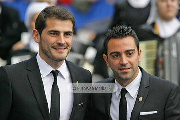Íker Casillas y Xavi Hernández, Premio Príncipe de Asturias de los Deportes 2012