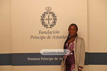 Caddy Adzuba, Premio Príncipe de Asturias de la Concordia 2014