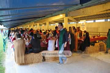 Cena medieval de los Exconxuraos de Llanera