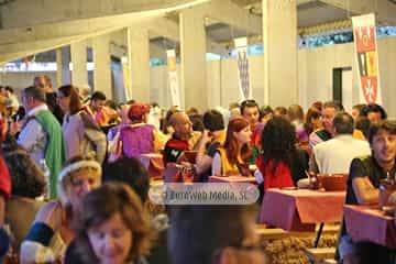 Cena medieval de los Exconxuraos de Llanera