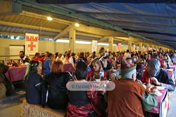 Cena medieval de los Exconxuraos de Llanera
