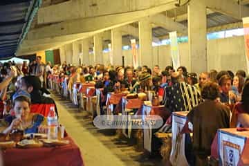 Cena medieval de los Exconxuraos de Llanera