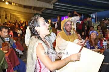 Cena medieval de los Exconxuraos de Llanera