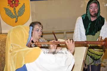 Cena medieval de los Exconxuraos de Llanera
