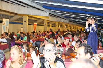 Cena medieval de los Exconxuraos de Llanera