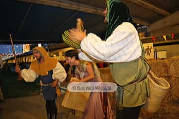 Cena medieval de los Exconxuraos de Llanera