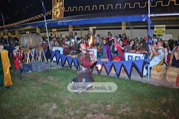 Cena medieval de los Exconxuraos de Llanera