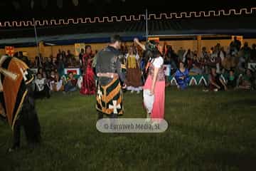 Cena medieval de los Exconxuraos de Llanera