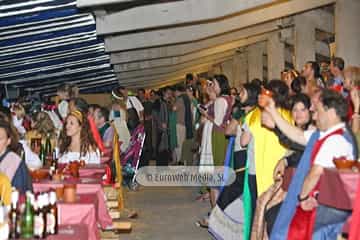 Cena medieval de los Exconxuraos de Llanera