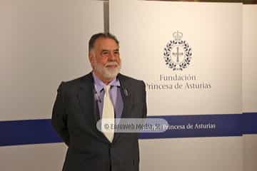 Francis Ford Coppola, Premio Princesa de Asturias de las Artes 2015