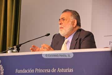 Francis Ford Coppola, Premio Princesa de Asturias de las Artes 2015