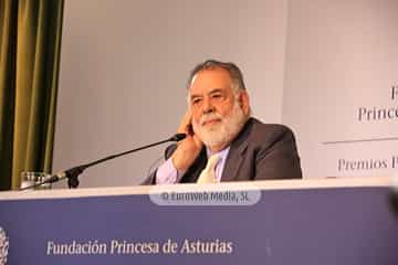 Francis Ford Coppola, Premio Princesa de Asturias de las Artes 2015