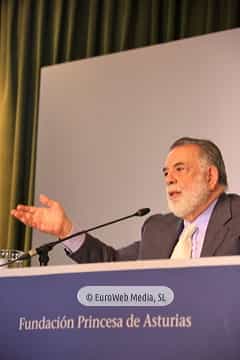 Francis Ford Coppola, Premio Princesa de Asturias de las Artes 2015