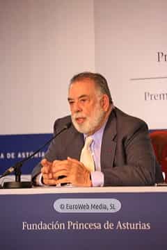 Francis Ford Coppola, Premio Princesa de Asturias de las Artes 2015