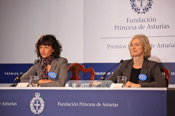 Emmanuelle Charpentier y Jennifer Doudna, Premio Princesa de Asturias de Investigación Científica y Técnica 2015
