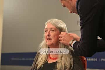 Mary Beard, Premio Princesa de Asturias de Ciencias Sociales 2016