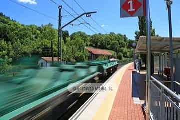 Estación de ferrocarril de La Cobertoria. Apeadero de La Cobertoria