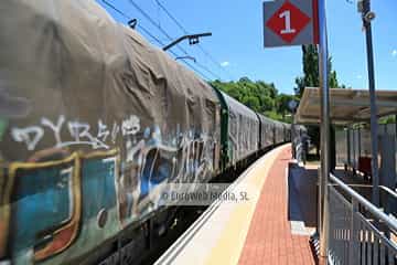 Estación de ferrocarril de La Cobertoria. Apeadero de La Cobertoria
