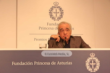 Martin Scorsese, Premio Princesa de Asturias De las Artes 2018