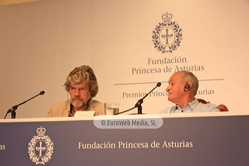 Reinhold Messner y Krzysztof Wielicki, Premio Princesa de Asturias De Los Deportes 2018