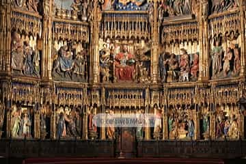 Retablo Capilla Mayor. Retablo Capilla Mayor en la Catedral de Oviedo