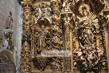 Retablo de la Inmaculada e Hidria. Retablo de la Inmaculada e Hidria en la Catedral de Oviedo