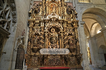 Retablo de la Inmaculada e Hidria. Retablo de la Inmaculada e Hidria en la Catedral de Oviedo