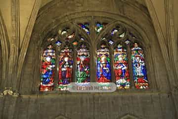 Vidrieras de la Catedral de Oviedo. Vidrieras en la Catedral de Oviedo