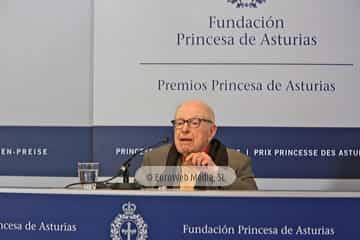Peter Brook, Premio Princesa de Asturias de las Artes 2019