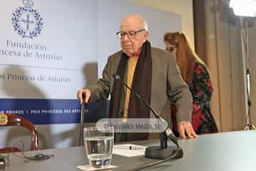 Peter Brook, Premio Princesa de Asturias de las Artes 2019