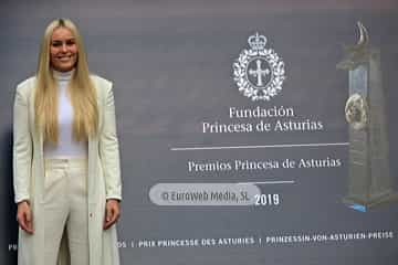 Lindsey Vonn, Premio Princesa de Asturias de los Deportes 2019