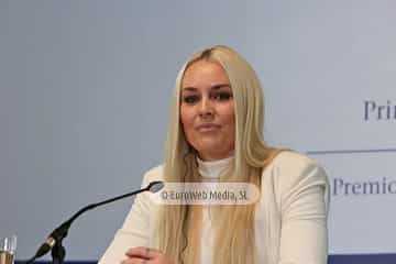 Lindsey Vonn, Premio Princesa de Asturias de los Deportes 2019