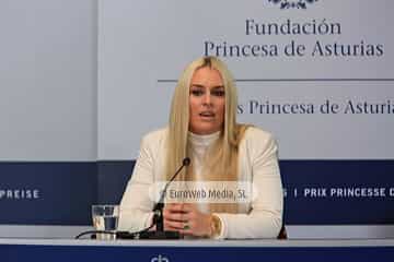 Lindsey Vonn, Premio Princesa de Asturias de los Deportes 2019