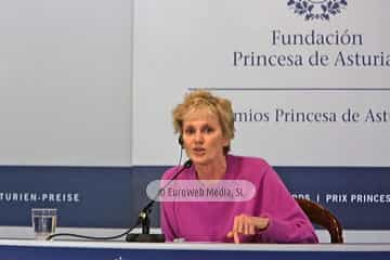 Siri Hustvedt, Premio Princesa de Asturias de las Letras 2019