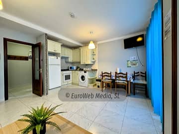 Salón cocina. Apartamento Elena